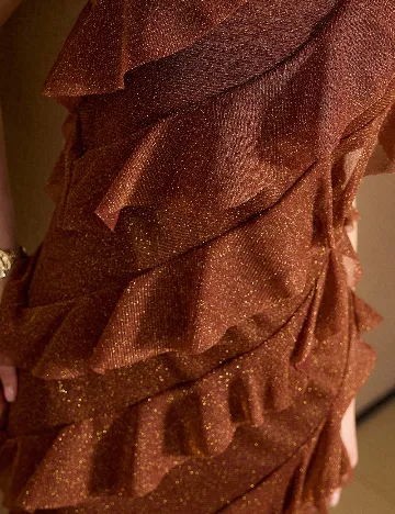 Rochie lunga MOTF, maro