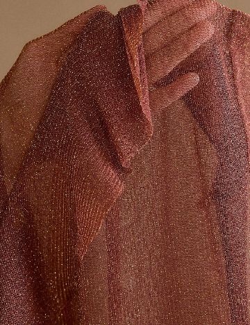 Rochie lunga MOTF, maro