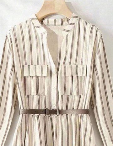 Rochie medie SHEIN, crem