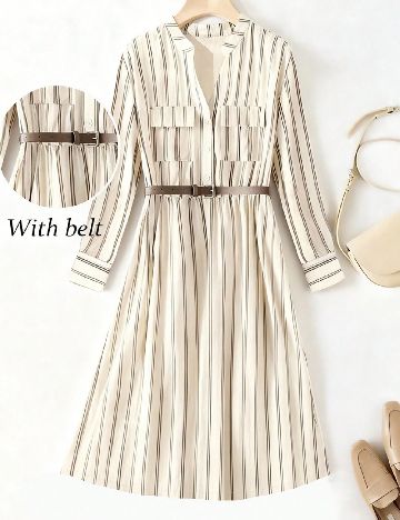 Rochie medie SHEIN, crem