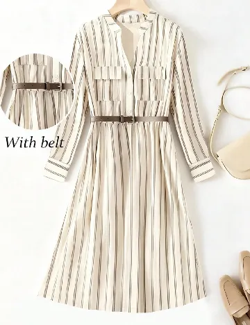 Rochie medie SHEIN, crem
