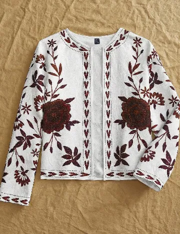 Blazer SHEIN, alb