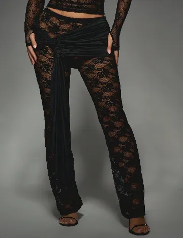 Pantaloni Missguided, negru