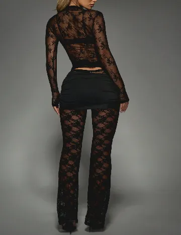 Pantaloni Missguided, negru