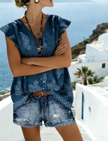 Bluza SHEIN, albastru