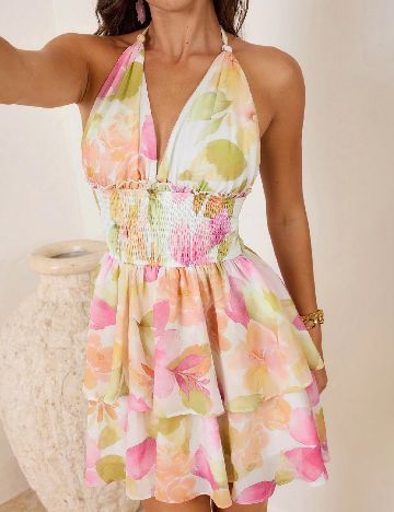 Rochie scurta SHEIN, mix culori