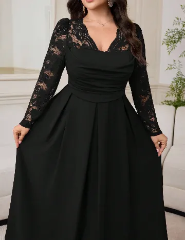 Rochie lunga SHEIN CURVE, negru