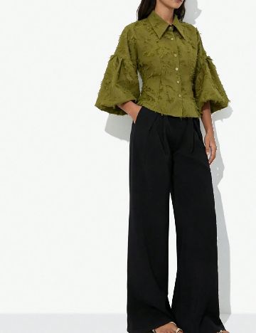 Camasa SHEIN, verde