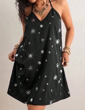 Rochie scurta SHEIN CURVE, negru