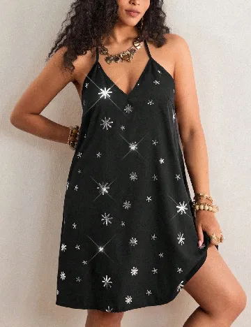 Rochie scurta SHEIN CURVE, negru