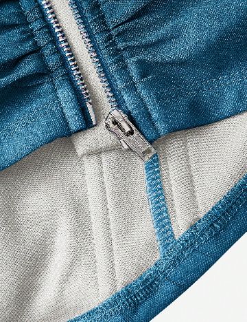 Top SHEIN, turcoaz