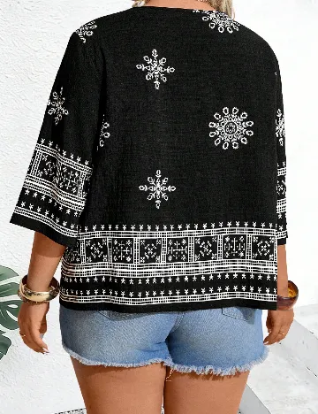 Bluza SHEIN CURVE, negru