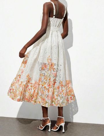 Rochie medie SHEIN, ecru
