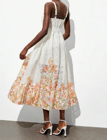 Rochie medie SHEIN, ecru