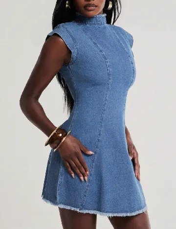 Rochie scurta SHEIN, albastru
