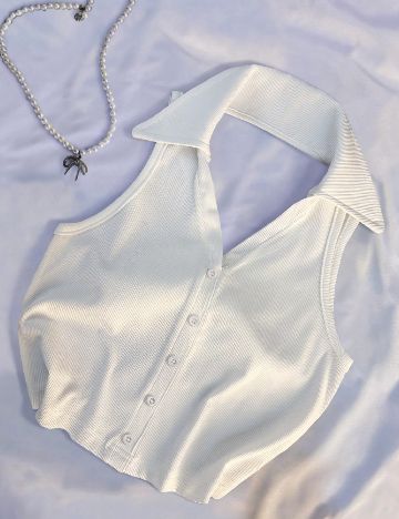 Top SHEIN, alb