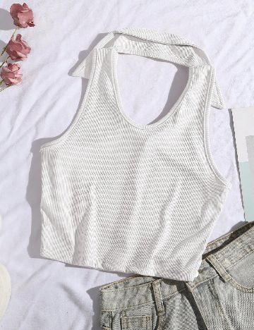 Top SHEIN, alb