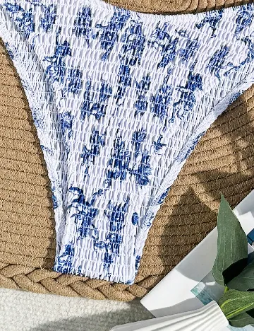 Costum de baie SHEIN, albastru