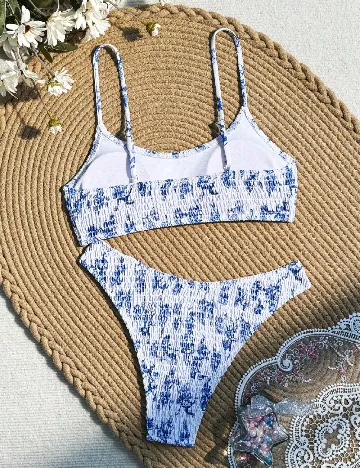 Costum de baie SHEIN, albastru