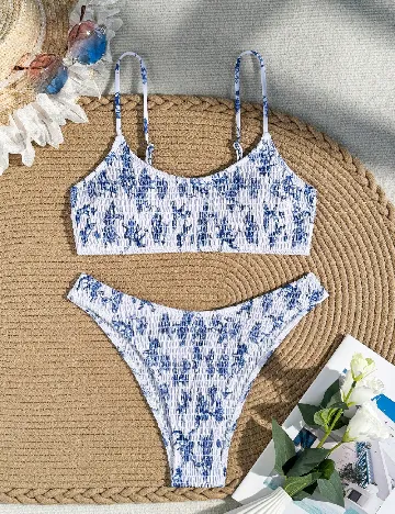Costum de baie SHEIN, albastru