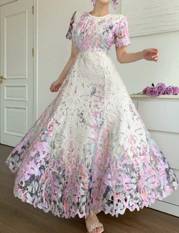 Rochie lunga Dazy, floral