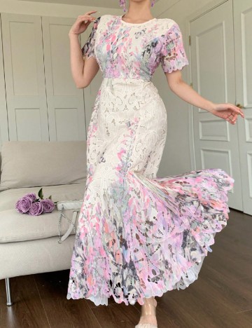 Rochie lunga Dazy, floral