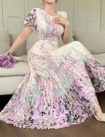 Rochie lunga Dazy, floral