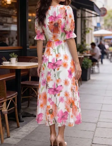 Rochie lunga SHEIN, floral print