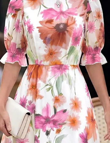 Rochie lunga SHEIN, floral print