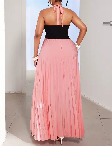 Rochie lunga SHEIN CURVE, roz
