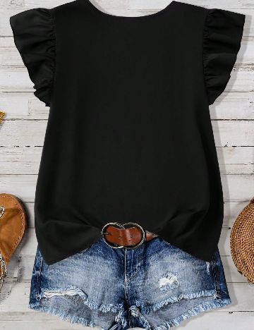 Bluza SHEIN CURVE, negru