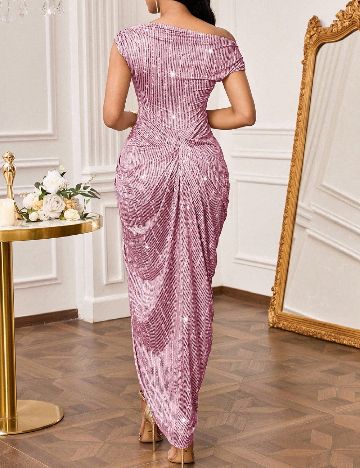 Rochie medie SHEIN CURVE, roz
