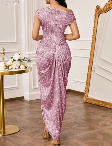 Rochie medie SHEIN CURVE, roz