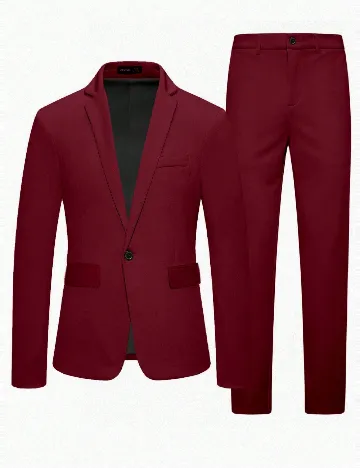 Costum SHEIN, visiniu