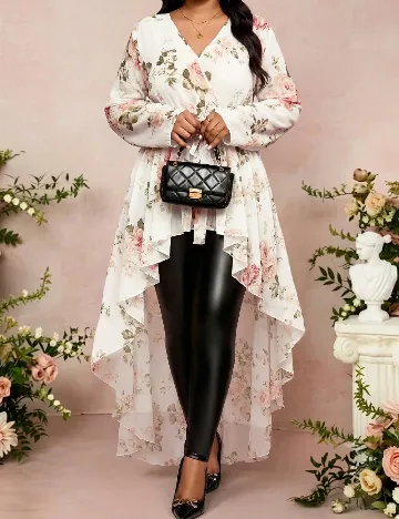 Bluza SHEIN CURVE, floral