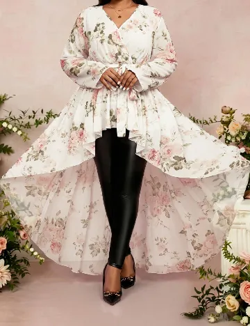 Bluza SHEIN CURVE, floral