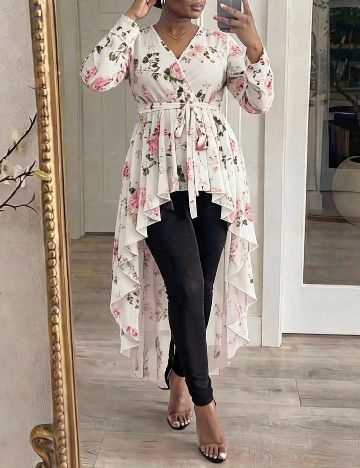 Bluza SHEIN CURVE, floral