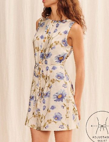 Rochie scurta SHEIN, floral print