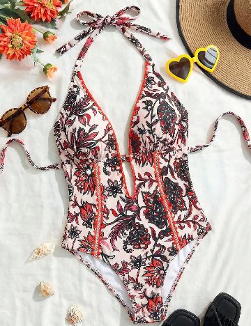 Costum de baie SHEIN CURVE, mix culori