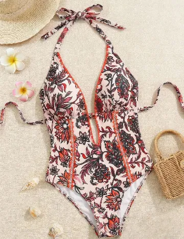 Costum de baie SHEIN CURVE, mix culori