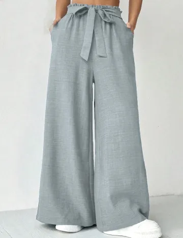 Pantaloni SHEIN, albastru deschis