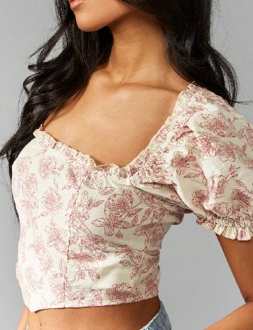 Top SHEIN, crem