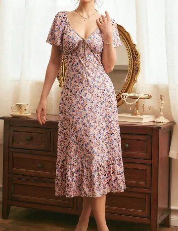 Rochie de noapte SHEIN, floral print