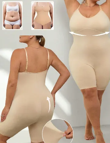 Salopeta modelatoare SHEIN CURVE, crem