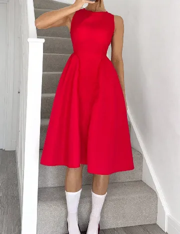 Rochie medie SHEIN, rosu