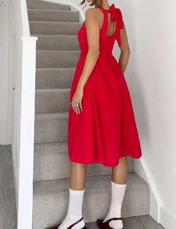 Rochie medie SHEIN, rosu