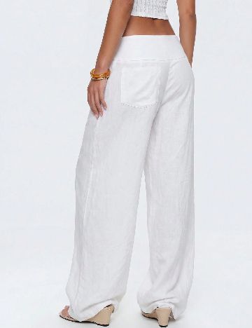 Pantaloni SHEIN, alb