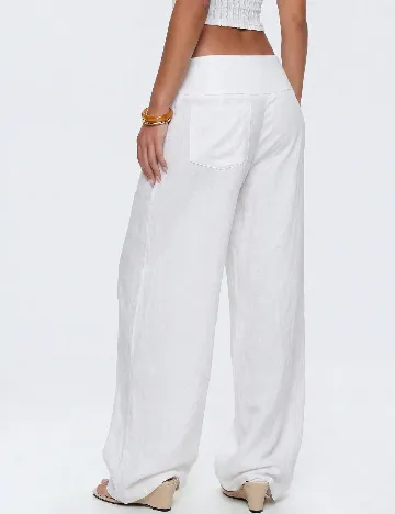 Pantaloni SHEIN, alb