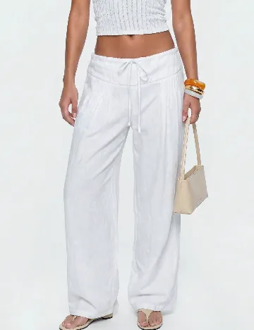 Pantaloni SHEIN, alb