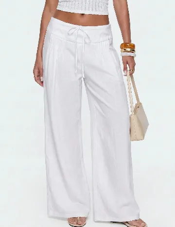 Pantaloni SHEIN, alb